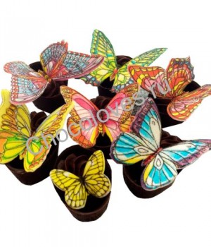 Конфеты ручной работы с бабочками