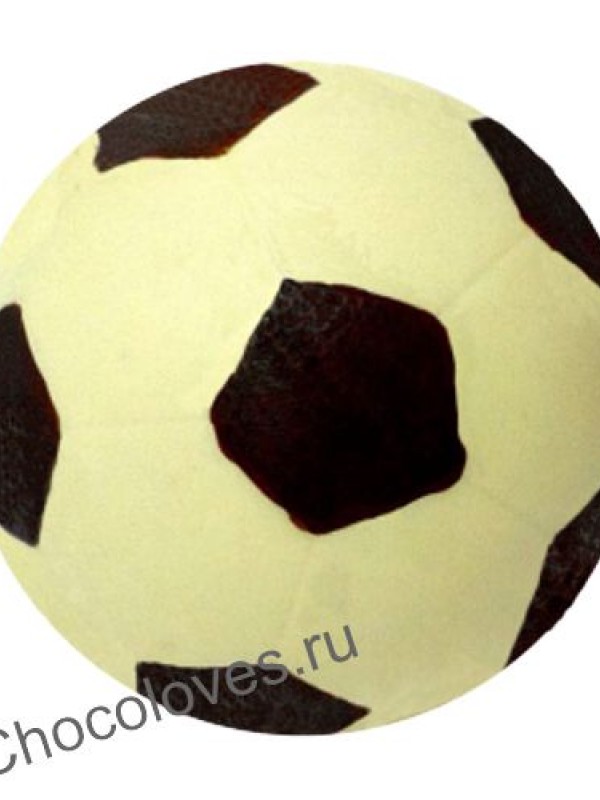 Шоколадный футбольный мяч
