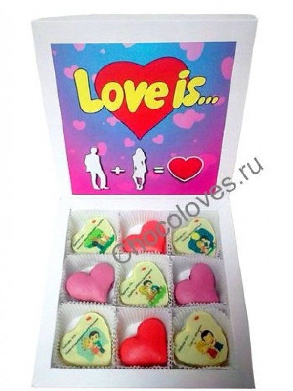 Набор конфет "Love is"