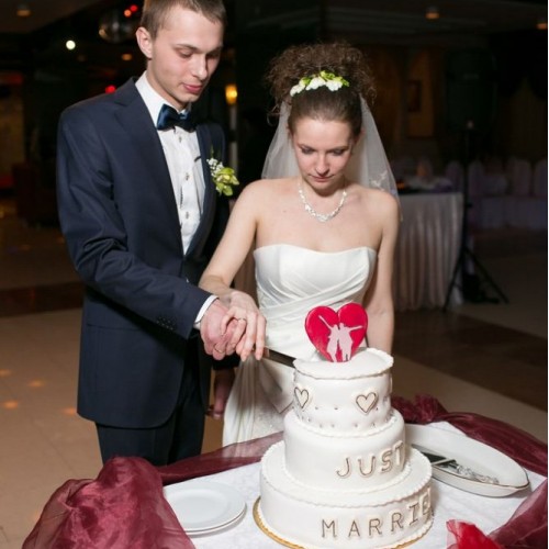 Свадебный торт "Just Married"
