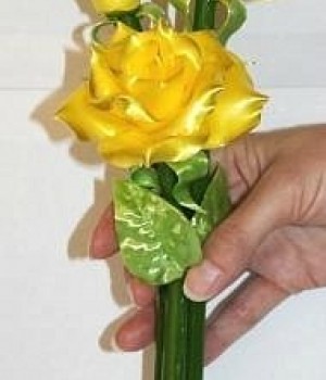 "Букет 3 розы" из карамели