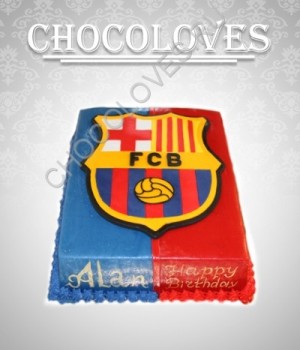 Торт для мужчин "ФК Барселона"