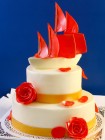 Оригинальный свадебный торт "Корабль"